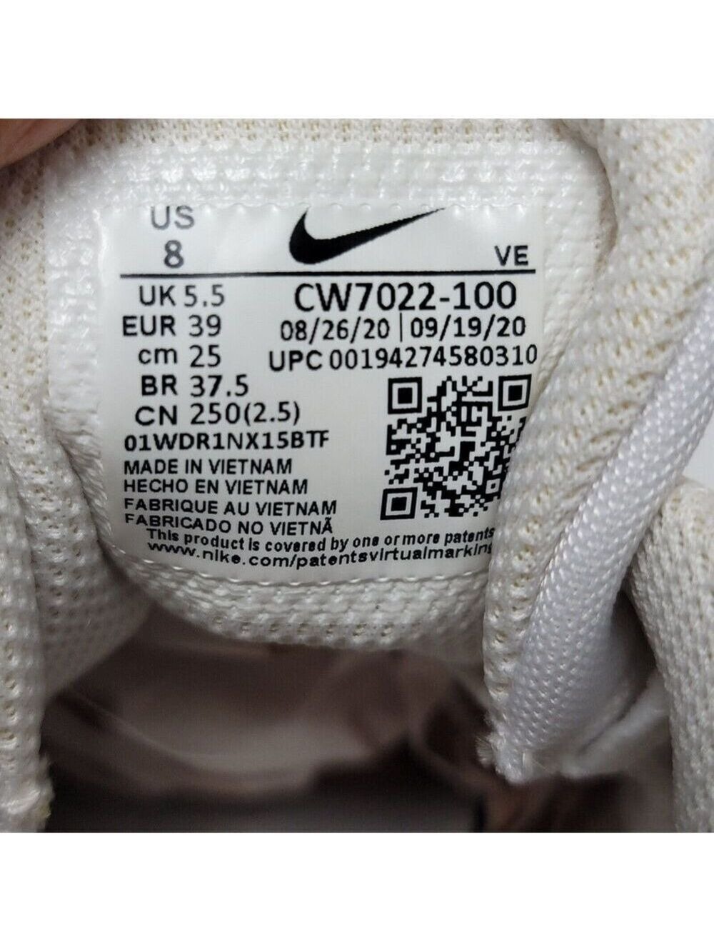 Nike Renew In Season TR9 White Multicolor Sneakers Shoes Womens Sz 8 CW7022-100 - Picture 6 of 12